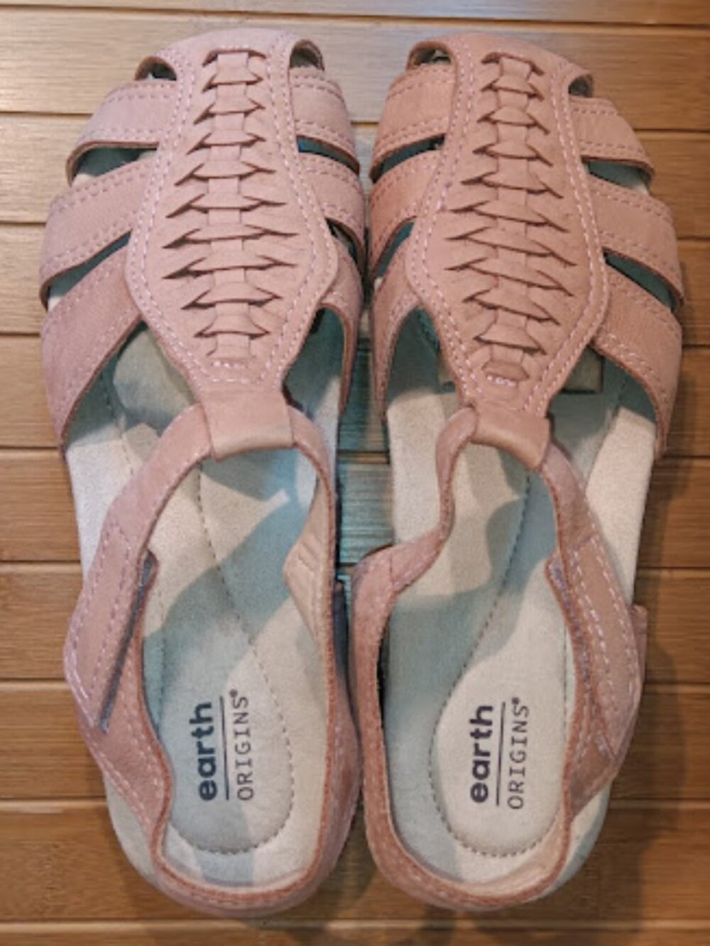 Earth Origins Sandals Women’s 9.5 Savoy Sierra Pink Leather Slingback Heel NWT